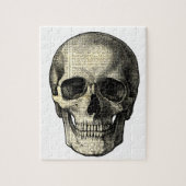 Zeitungsschädel Puzzle (Vertikal)