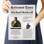Zeitungsschild für den Militärdienst Briefbogen<br><div class="desc">Erstellen Sie einen Zeitungsschlüssel für Ihr Militär, Ihre Polizei, Ihren Feuerwehrmann oder Ihren ersten Ansprechpartner. Bearbeiten Sie mit den Details Ihres Rentners. Fügen Sie eine spezielle Nachricht von Ihrer Familie hinzu. Geben Sie Ihre beruflichen Erfolge an. Bedruckt mit Pergamentpapier-Effekt. Drucken Sie genug für alle Ihre Party-Gäste und dann als Vorhut...</div>