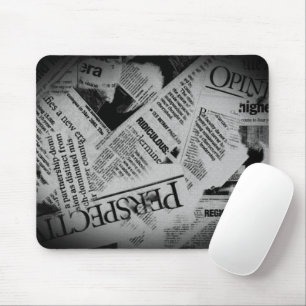 Zeitungsschlagzeilen Mousepad