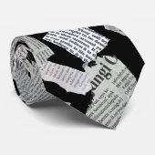 Zeitungsschneidmuster 01x4.b krawatte (Gerollt)