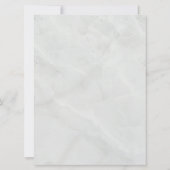 Zeitungsschwangerschaft Baby Shower Ankündigung (Rückseite)