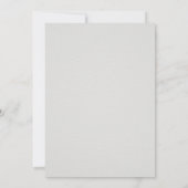 Zeitungsstil-Hochzeitsdetailskarte (Rückseite)