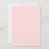 Zeitungsstil Spaß Rosa Save the Date Foto (Rückseite)