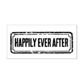 Zeitungsthema Distressed Happily Ever After Gummistempel (Prägung)