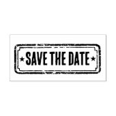 Zeitungsthema Save the Date gestempelt! Gummistempel (Prägung)