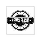 Zeitungsthemen-Distressed Newsflash Gummistempel (Prägung)