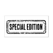 Zeitungsthemen-Sonderedition mit Distressed-Effekt Gummistempel (Prägung)
