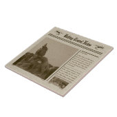 Zeitungstitel Fliese (Seite)