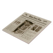 Zeitungstitel Fliese (Seite)