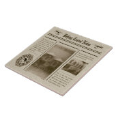 Zeitungstitel Fliese (Seite)