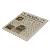 Zeitungstitel Fliese (Seite)