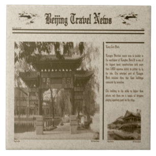 Zeitungstitel Fliese