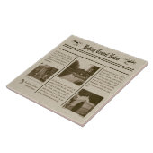 Zeitungstitel Fliese (Seite)