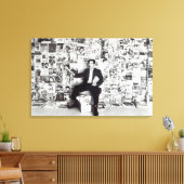 Zeitungsverkäufer, c.1960 leinwanddruck (Insitu (Wohnzimmer))