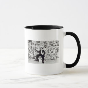 Zeitungsverkäufer, c.1960 tasse