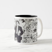 Zeitungsverkäufer, c.1960 zweifarbige tasse (VorderseiteRechts)