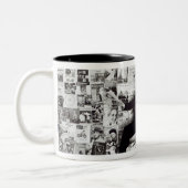 Zeitungsverkäufer, c.1960 zweifarbige tasse (Links)