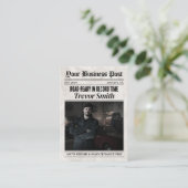 ZeitungsVisitenkarte, Auto-Reparaturautomat Telefonnummerkarte (Stehend Vorderseite)