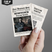 ZeitungsVisitenkarte, Auto-Reparaturautomat Telefonnummerkarte