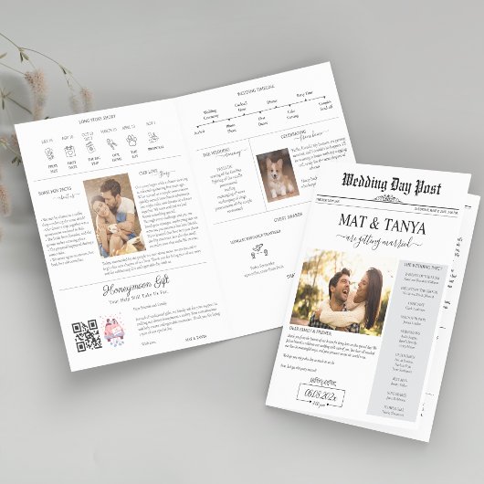 Zeitungszeitlinie für das Infografische Programm H