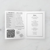 Zeitungszeitschrift für Tabloid-Hochzeiten Programm (Innenseite)