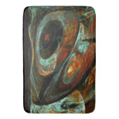 Zeitunterteilung Abstrakter Kunst Badematte (Vorderseite Vertikal)