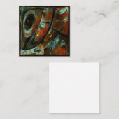 Zeitunterteilung Abstrakter Kunst Begleitkarte (Vorne/Hinten)