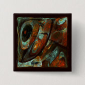Zeitunterteilung Abstrakter Kunst Button (Vorderseite)