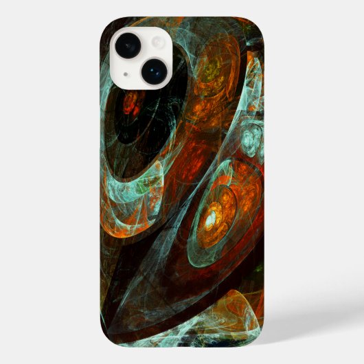 Zeitunterteilung Abstrakter Kunst Case-Mate iPhone Hülle (Rückseite)
