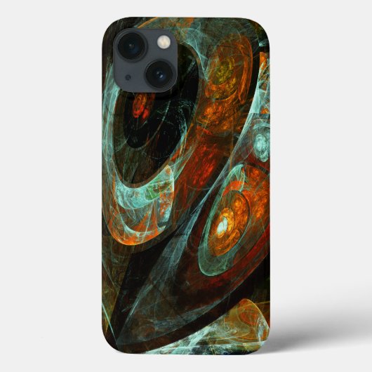 Zeitunterteilung Abstrakter Kunst Case-Mate iPhone Hülle (Rückseite)