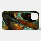 Zeitunterteilung Abstrakter Kunst Case-Mate iPhone Hülle (Rückseite (Horizontal))