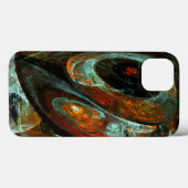 Zeitunterteilung Abstrakter Kunst Case-Mate iPhone Hülle (Rückseite (Horizontal))