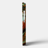 Zeitunterteilung Abstrakter Kunst Case-Mate iPhone Hülle (Rückseite / Links)