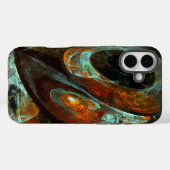 Zeitunterteilung Abstrakter Kunst Case-Mate iPhone Hülle (Rückseite (Horizontal))