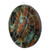 Zeitunterteilung Abstrakter Kunst Dartscheibe (Vorderseite rechts)