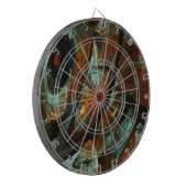 Zeitunterteilung Abstrakter Kunst Dartscheibe (Vorderseite Links)