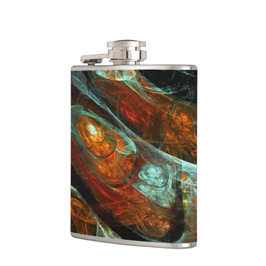 Zeitunterteilung Abstrakter Kunst Flachmann (Links)