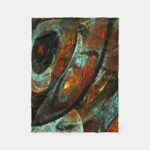 Zeitunterteilung Abstrakter Kunst Fleecedecke