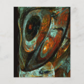 Zeitunterteilung Abstrakter Kunst Flyer (Vorne)