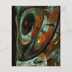 Zeitunterteilung Abstrakter Kunst Flyer