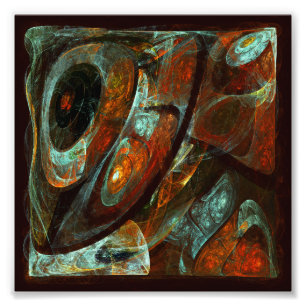 Zeitunterteilung Abstrakter Kunst Fotodruck