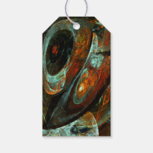 Zeitunterteilung Abstrakter Kunst Geschenkanhänger