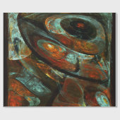 Zeitunterteilung Abstrakter Kunst Geschenkpapier (Flach)