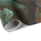 Zeitunterteilung Abstrakter Kunst Geschenkpapier (Rolleneckpunkt)