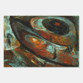 Zeitunterteilung Abstrakter Kunst Geschenkpapier Set (Vorderseite 3)