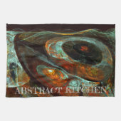 Zeitunterteilung Abstrakter Kunst Geschirrtuch (Horizontal)