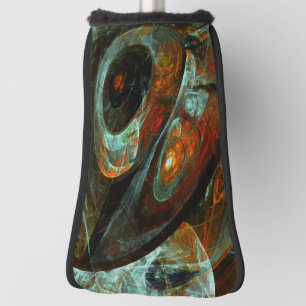 Zeitunterteilung Abstrakter Kunst Golf Headcover