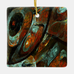 Zeitunterteilung Abstrakter Kunst Keramikornament