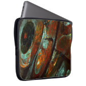 Zeitunterteilung Abstrakter Kunst Laptopschutzhülle (Vorne Rechts)