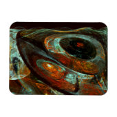 Zeitunterteilung Abstrakter Kunst Magnet (Horizontal)